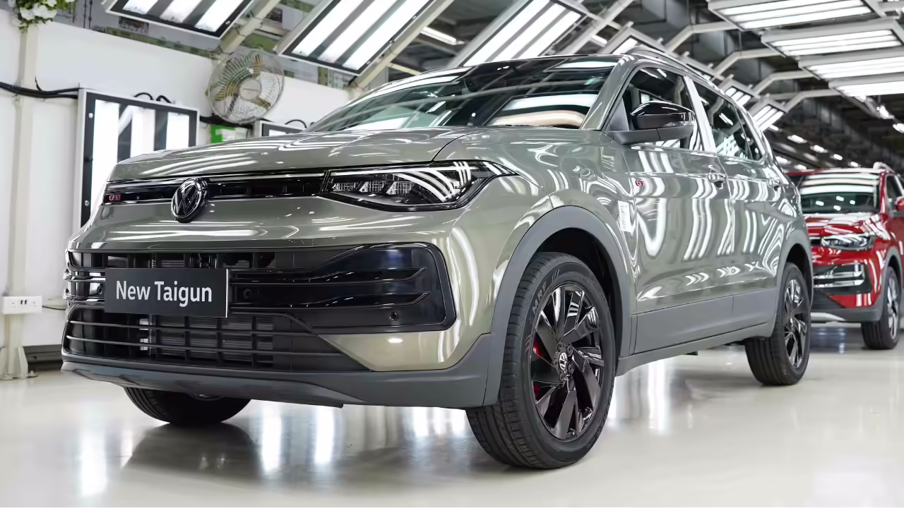 Volkswagen Taigun facelift front design