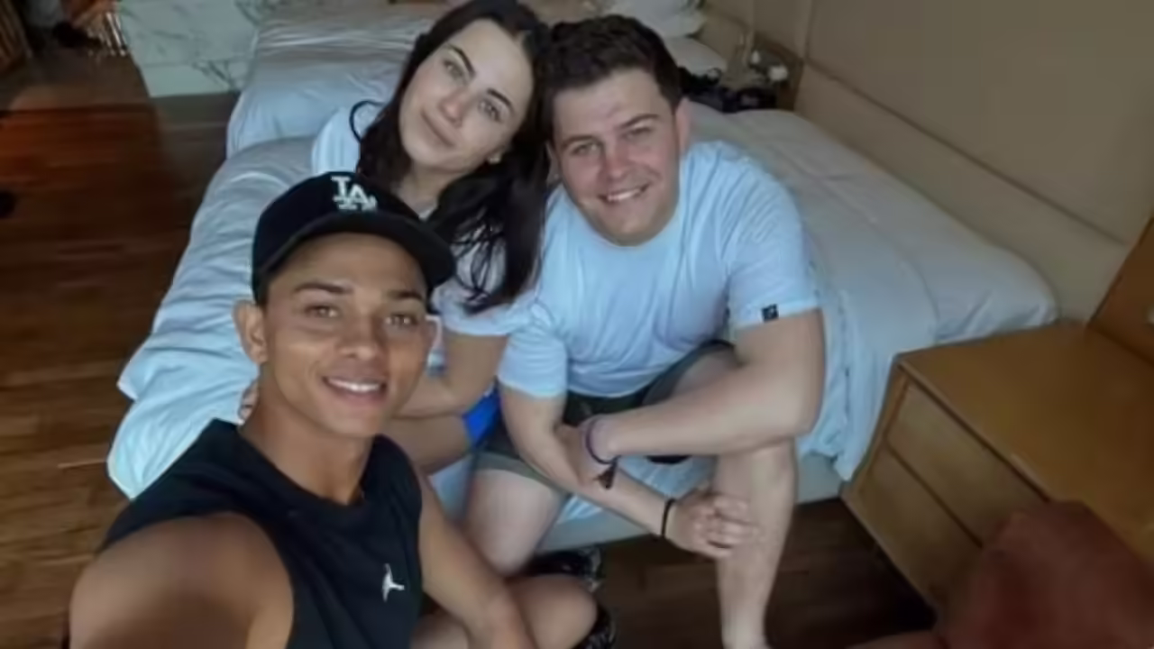 Yashasvi Jaiswal and Maddie Hamilton