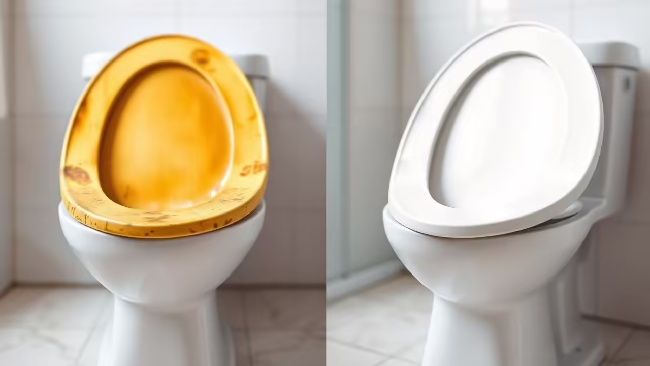 Toilet Seat Transformation: Before & After