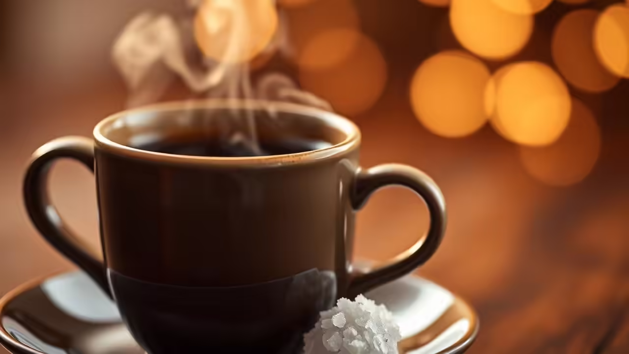 Steaming Coffee, Salty Kiss