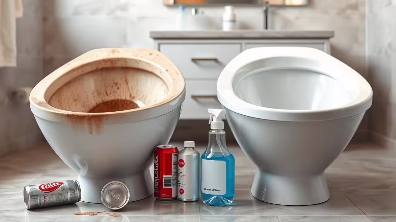 Dirty vs. Sparkling Toilet