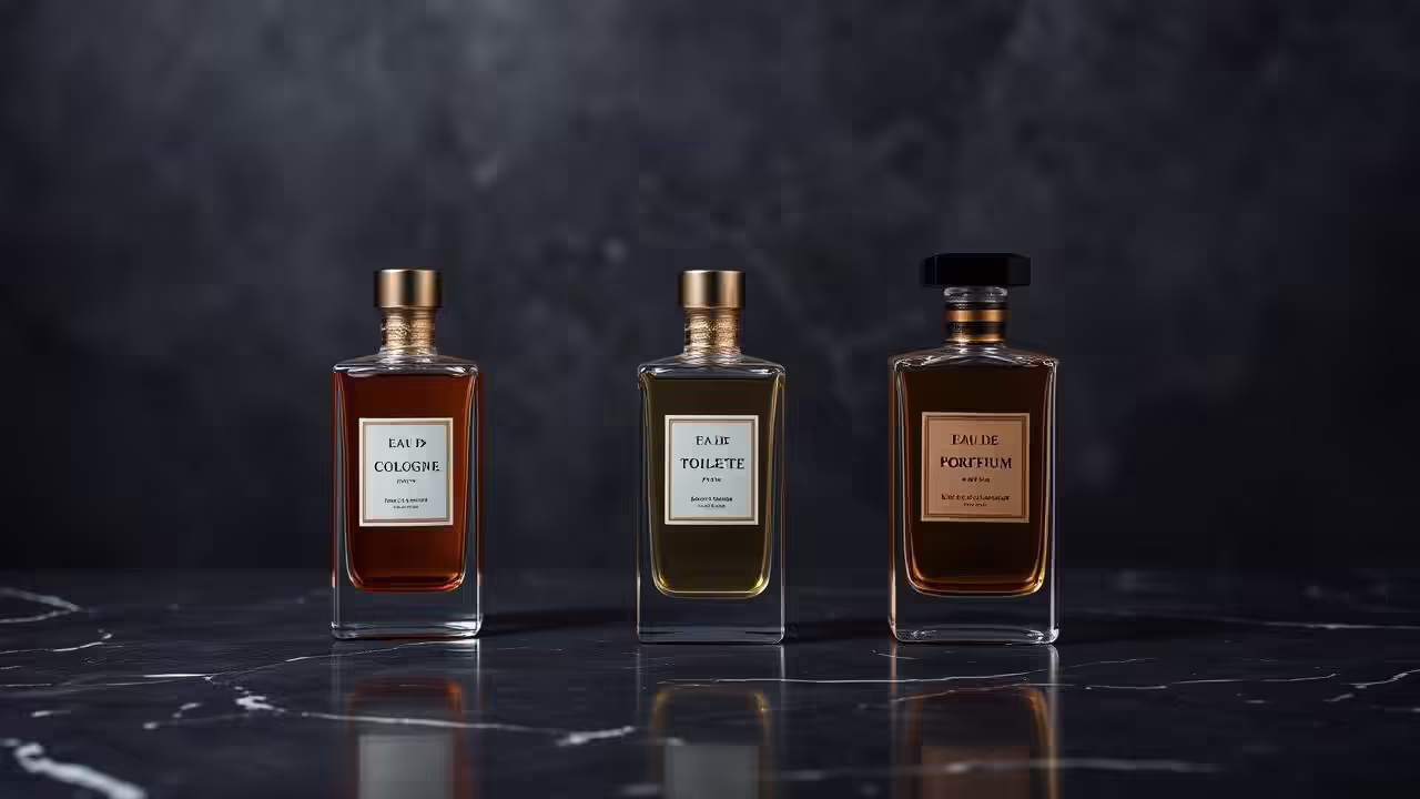 Elegant Perfume Trio Display
