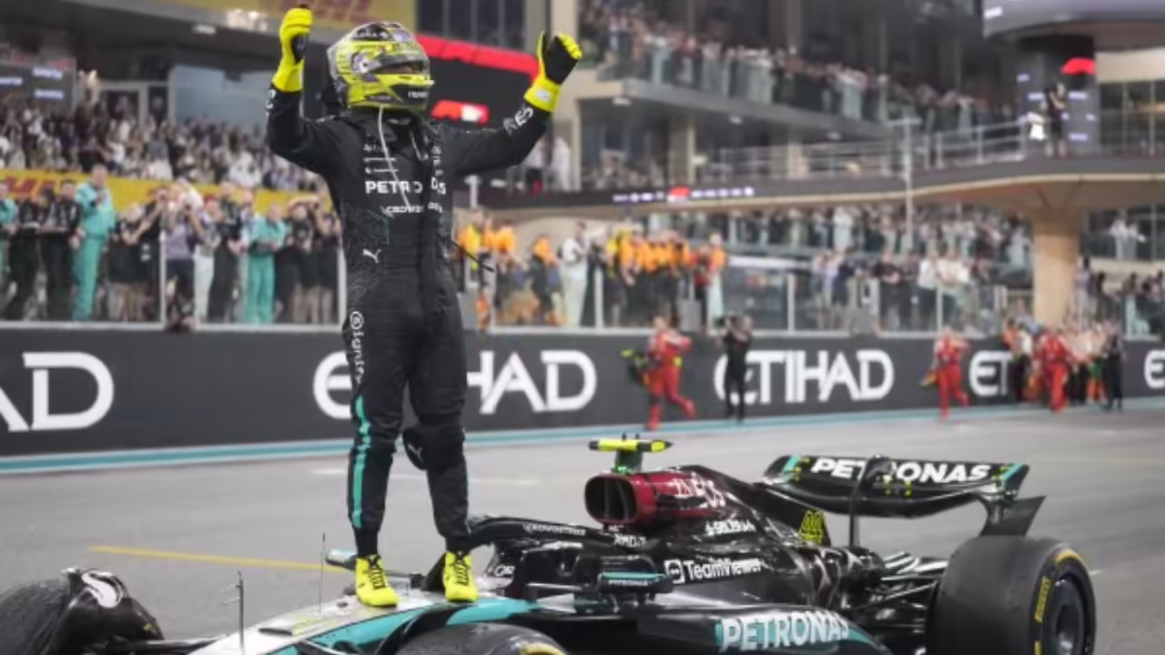 Lewis Hamilton in Mercedes