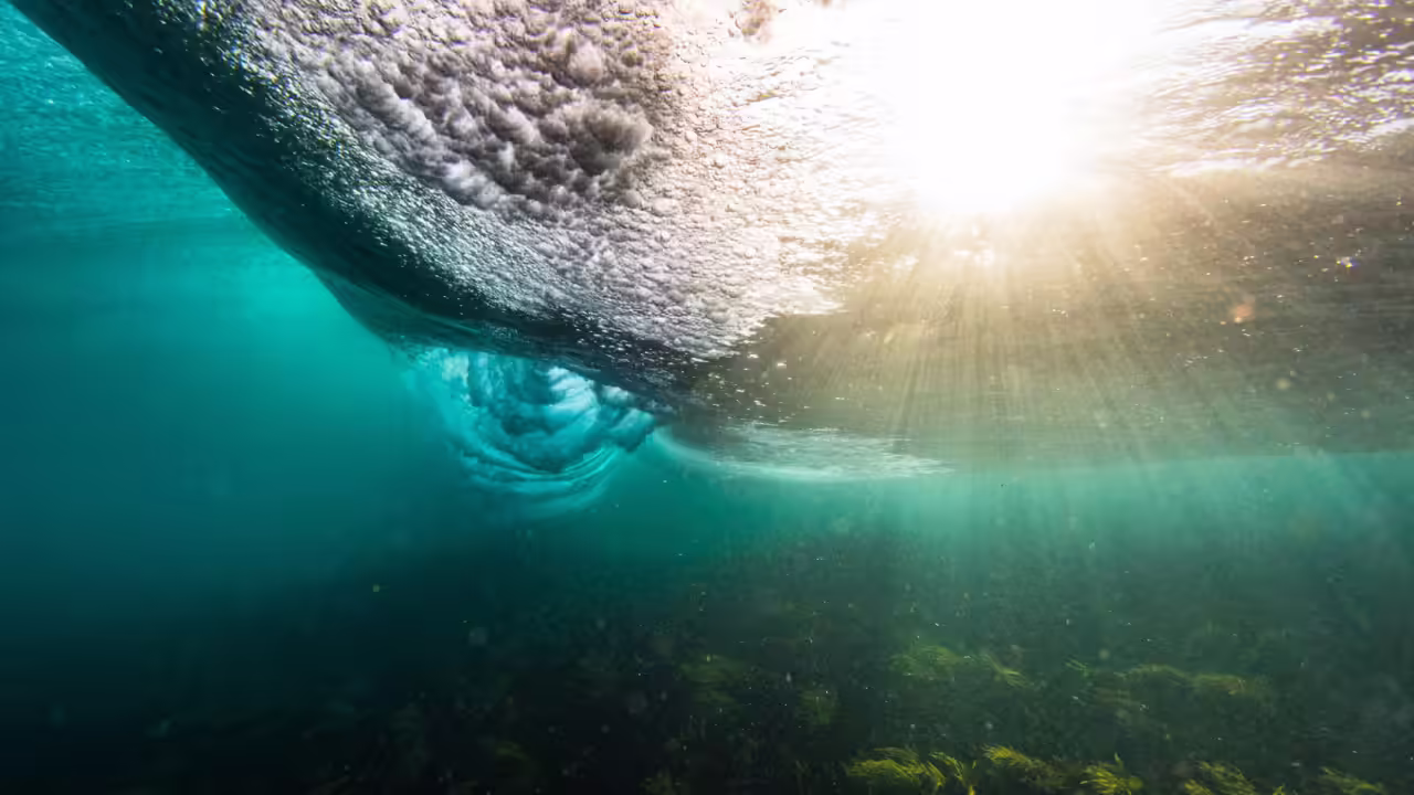 beneath the waves