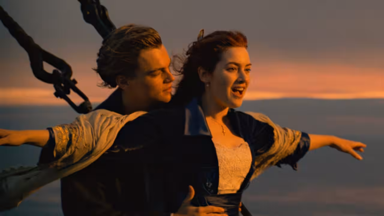 Leonardo DiCaprio in 'Titanic'